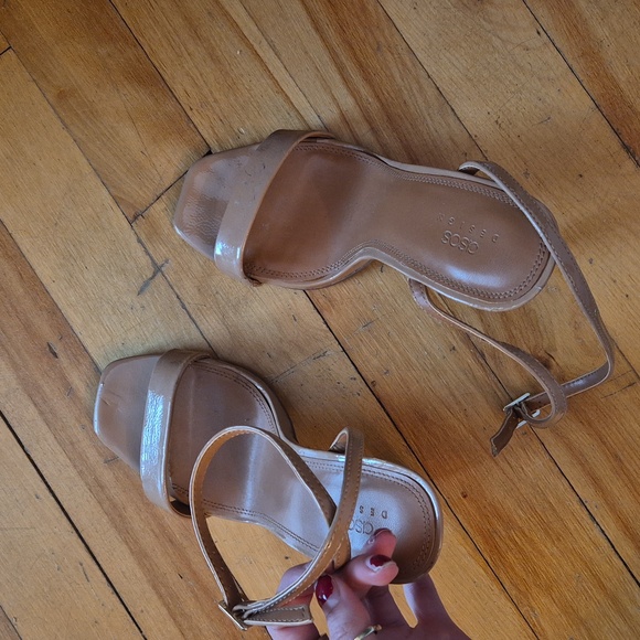 Asos nude stiletto open toe heels - Picture 3 of 7